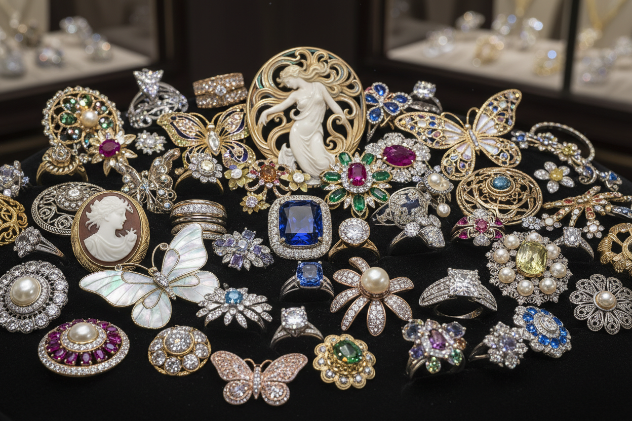 Bulk-Brooches/Rings