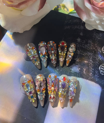 Pink Press-On Nails – ManiRococo