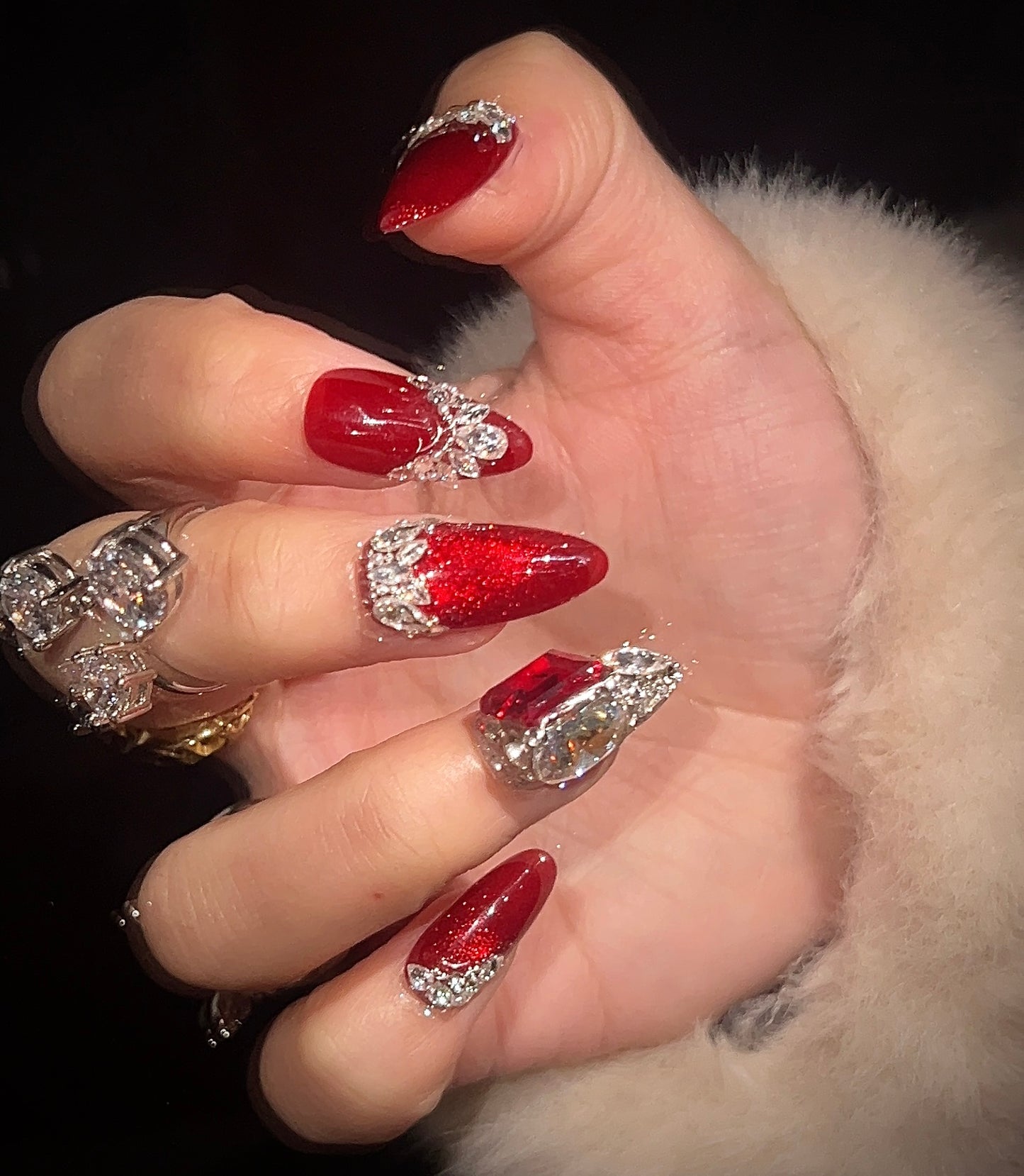 Red Press-On Nails – ManiRococo