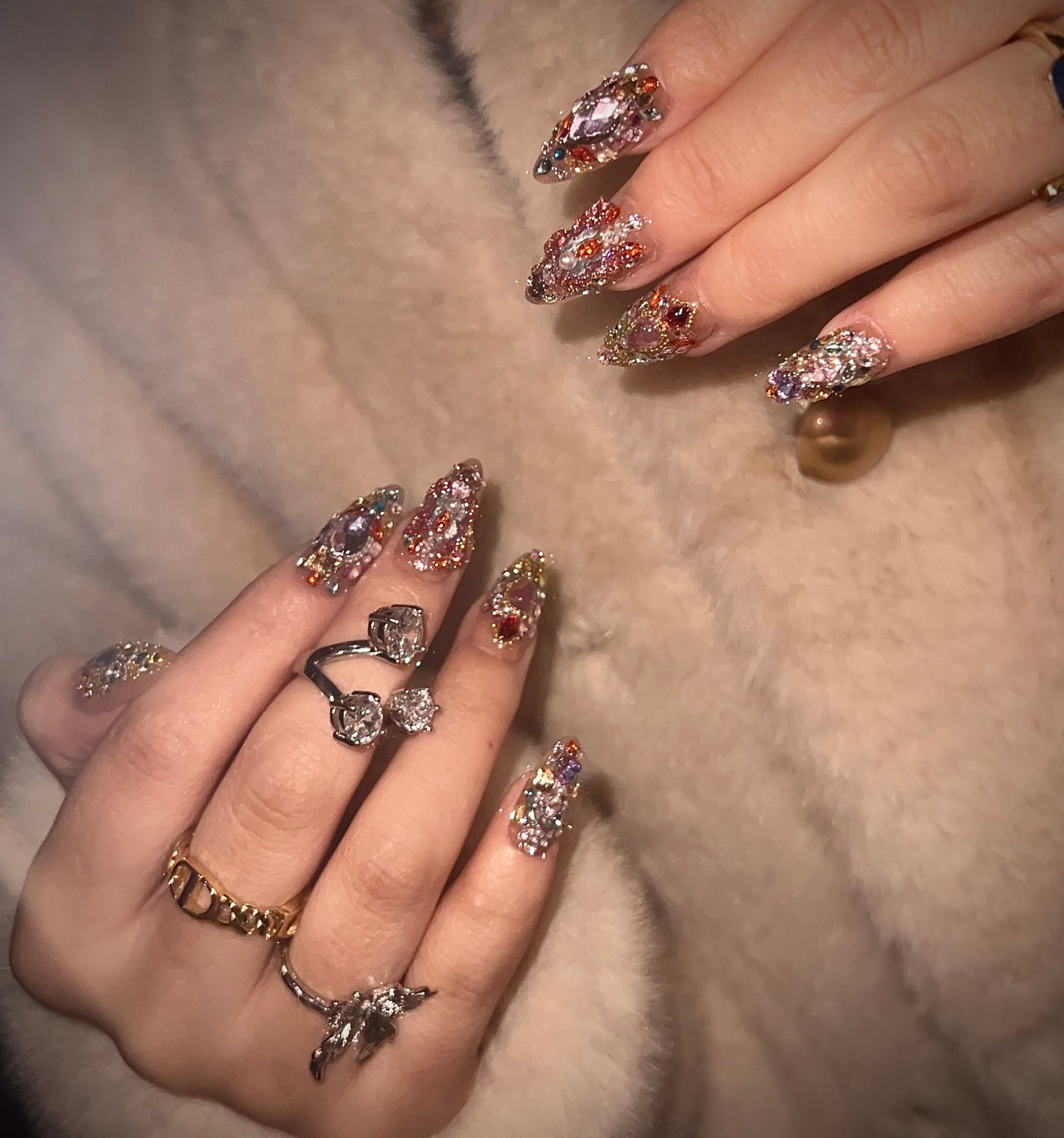 Pink Press-On Nails – ManiRococo