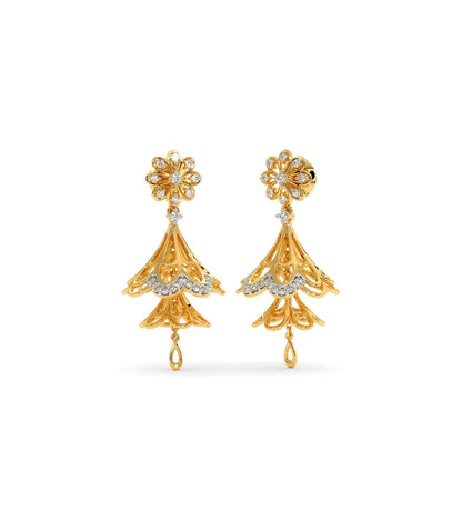 Flower jhumka