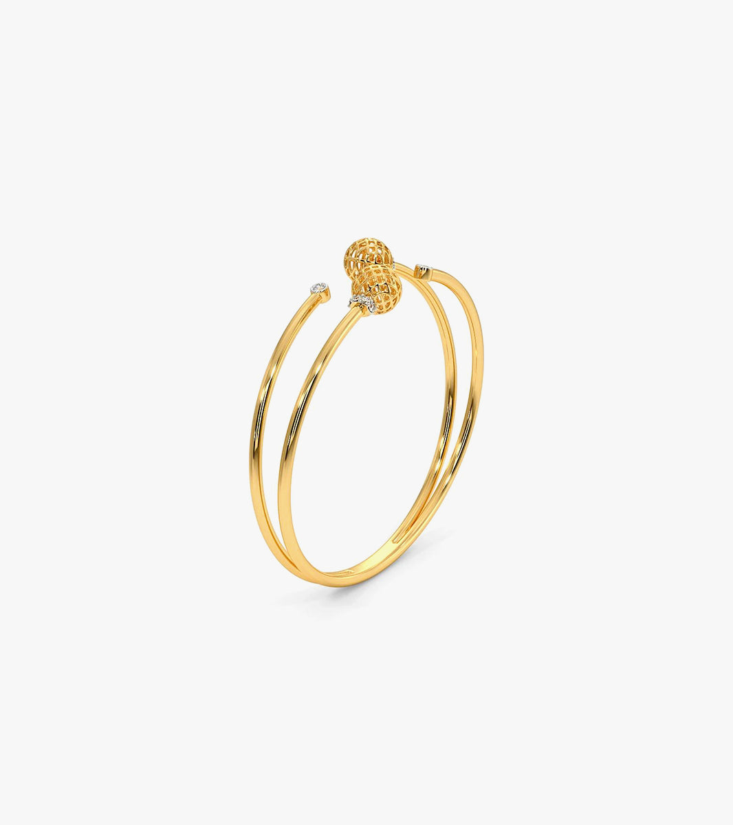 Blossom diamond bangle