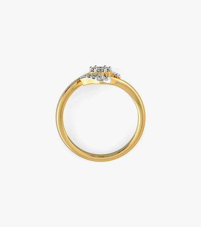 Cluster diamond ring