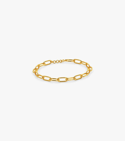 Gemstone chain bracelet