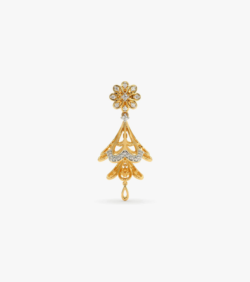Gemstone jhumkas