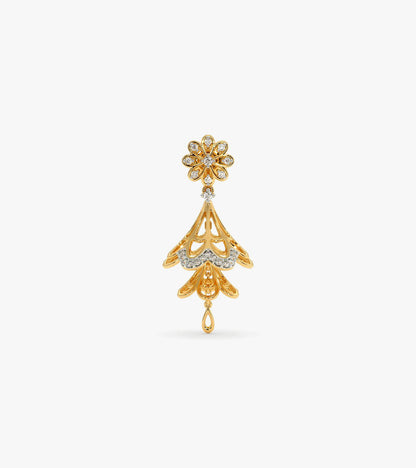 Gemstone jhumkas